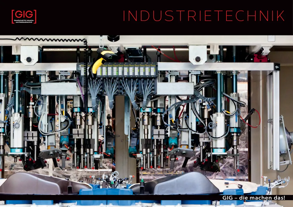 Titelseite der Industrietechnik-Broschüre