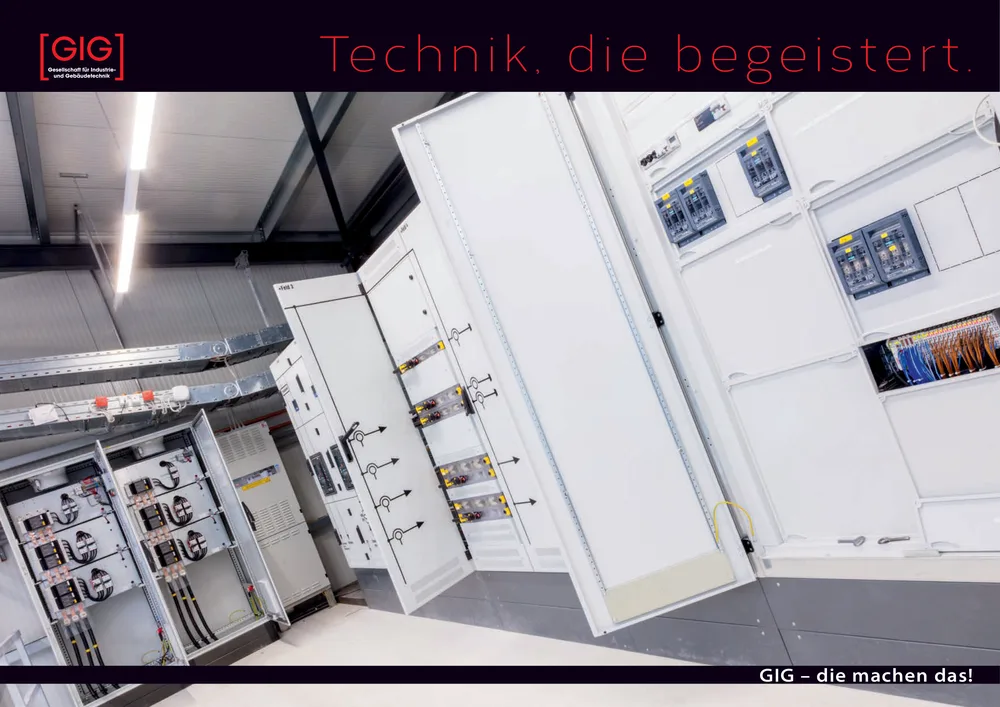 Titelseite der Unternehmensbroschüre